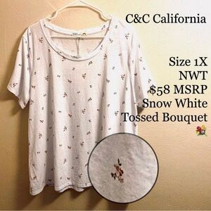 💐 Top T-Shirt Floral Tee Spring Summer Blouse